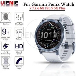 Garmin Fenix 7S 7 7X 6 5s 5 용 9H 프리미엄 강화 유리, 스마트 워치 화면 긁힘 방지 보호 필름 fenix 7 액세서리, 2 피스