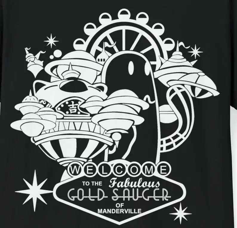 Final Fantasy XIV Manderville Gold Saucer Tee