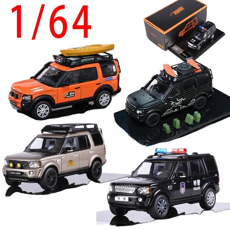 

GCD Diecast Car 1/64 Scale Land Rover Discovery 4 Modified Off-road Vehicle Model Alloy Land Rover Vehicles Model Toy for Boy