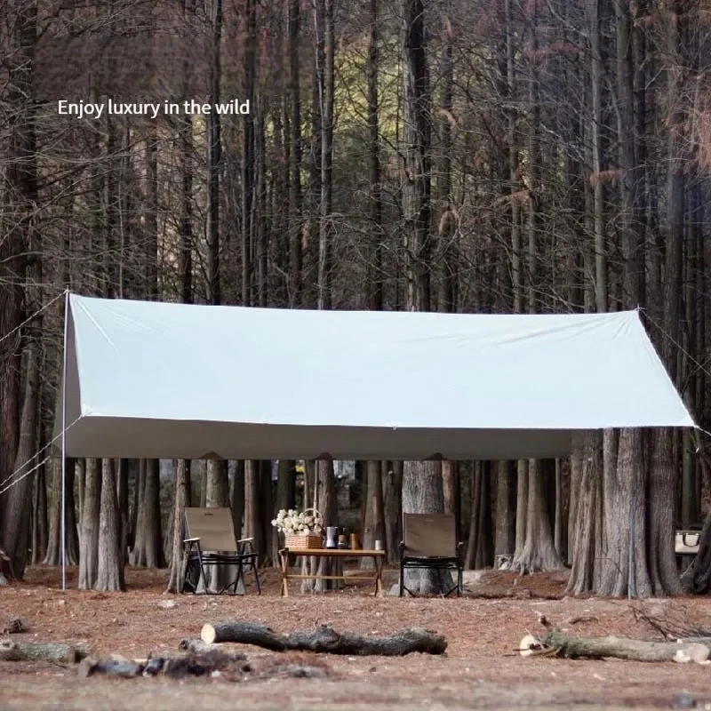 New Sky Screen, Super Large Net Red Camping Supplies, Equipment, Super Light, Multi-function, Simple Oxford Cloth Outdoor Sunsha
