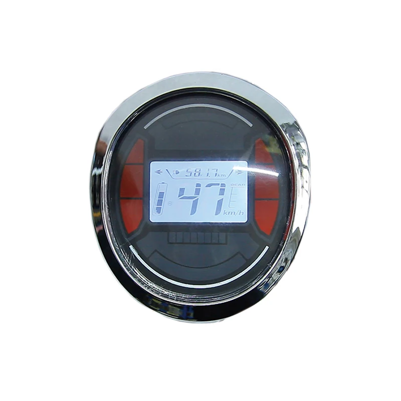 Golden Turtle King Electric Vehicle Instrument Assembly, Universal LCD Display, Single-Cable Phase Line, 48V/60V/72V Compatible