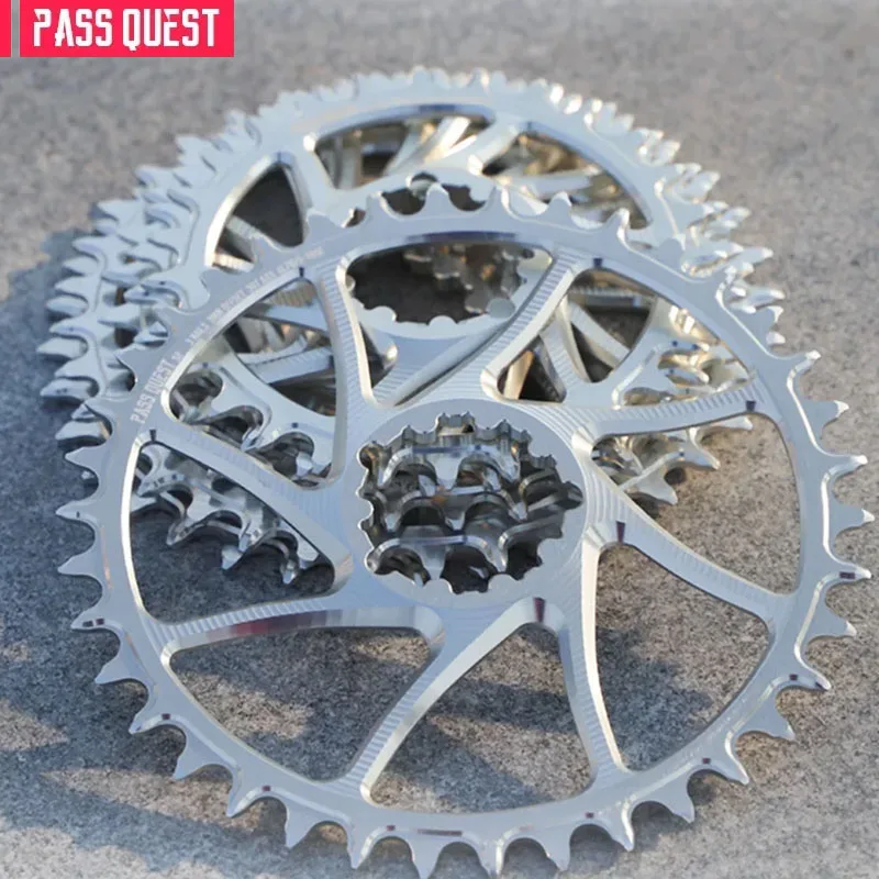 

PASS QUEST 28-38T Only supports AXS 12 Speed chain AXS (3MM offset) ROUND Narrow Wide Chainring Bicycle Accessories