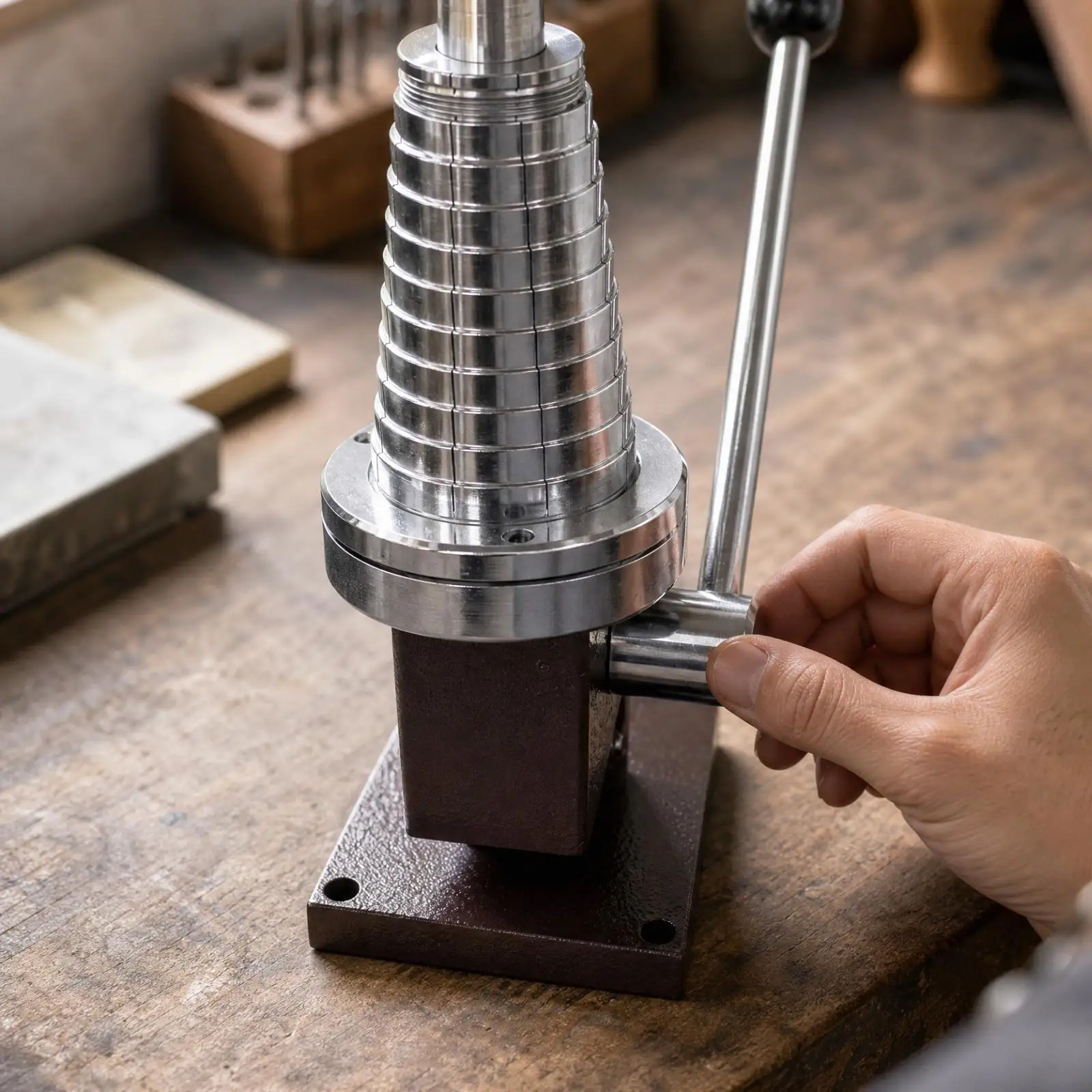 Jewelry Tool Polished Metal Construction for Workshop, Jewelers, Repair Shops view 4