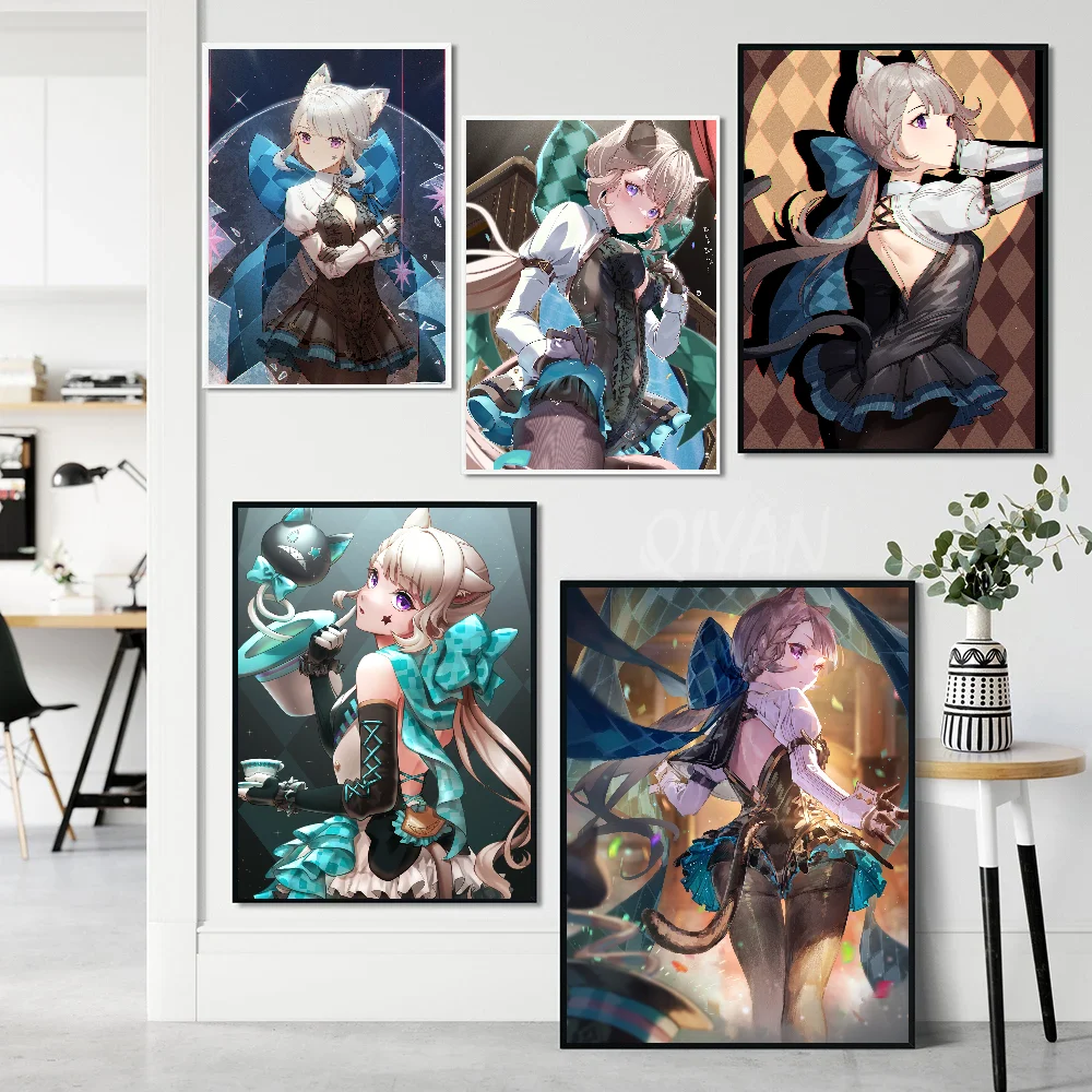 Lynette Genshin Impact Poster Stickers Art Wall Murals Decor Game Room Decor Gifts HD Painting