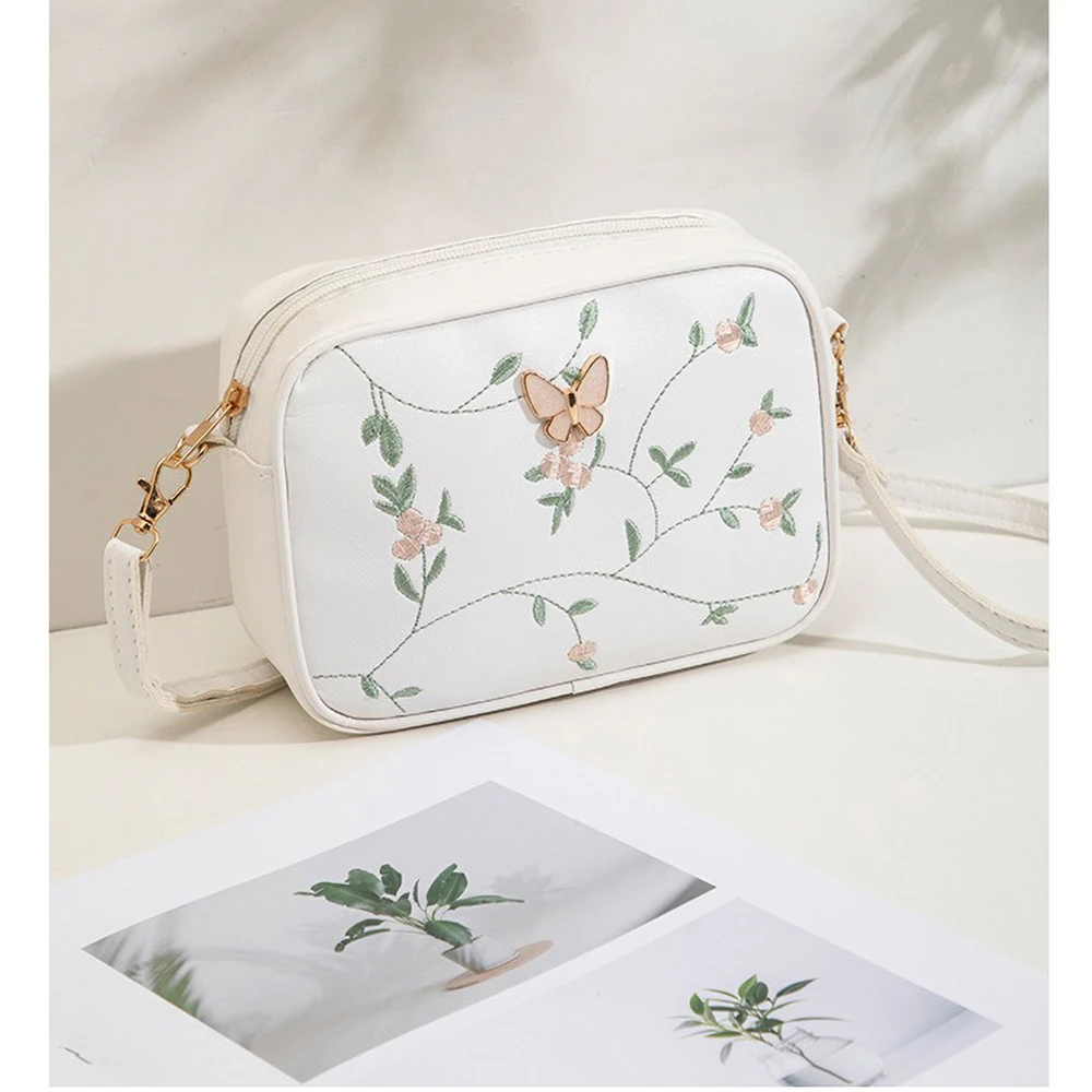   Nuevo bolso cruzado con cámara de mariposa, bolso de hombro bordado a la moda para mujer, bolso informal elegante, Idea de regalo