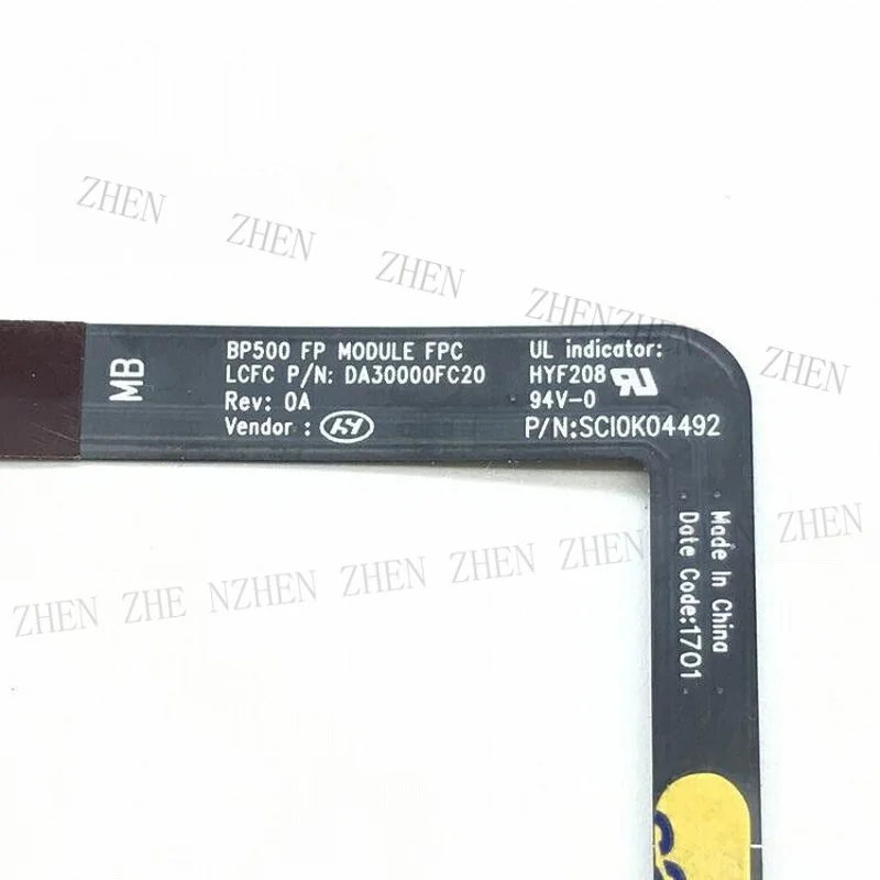S For ThinkPad Lenovo P50 P51 Fingerprint Cable Recognizer Ribbon Cable 00UR832