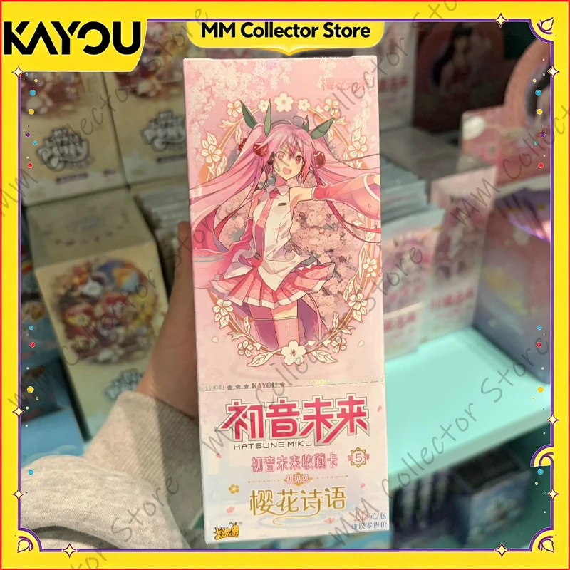 kayou-初音ミク-コレクタブルトレーディングカード-ウェーブ5-ファーストエンカウンターパック-アニメキャラクター-桜テーマ-ホビーコレクション-おもちゃ