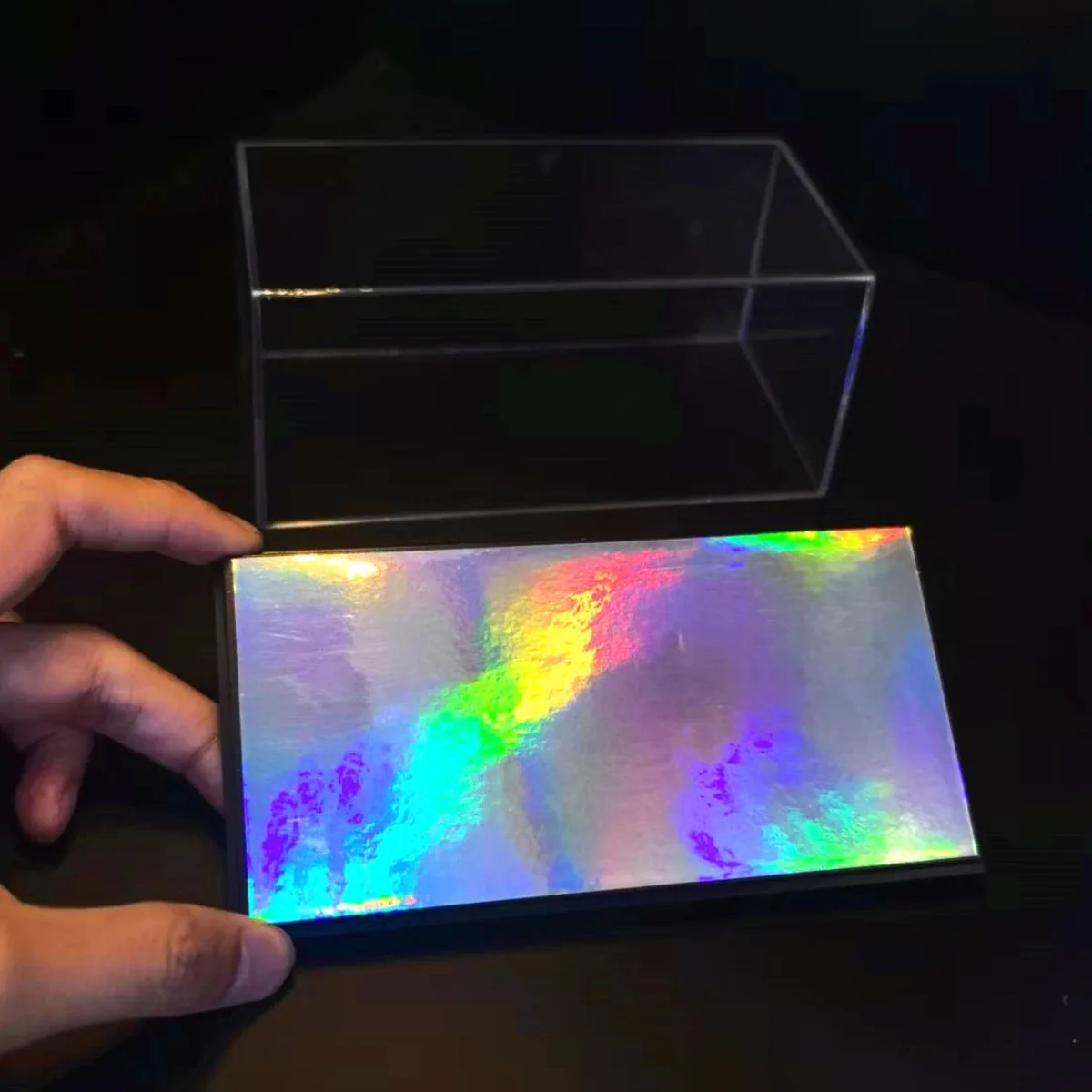 Boîte d'exposition en acrylique 5.8 "x 2.8" pour échelle 1:43 1:64 1:87, modèle de voiture, mallette de rangement à collectionner, figurine Miniature, Diorama de construction à monter soi-même