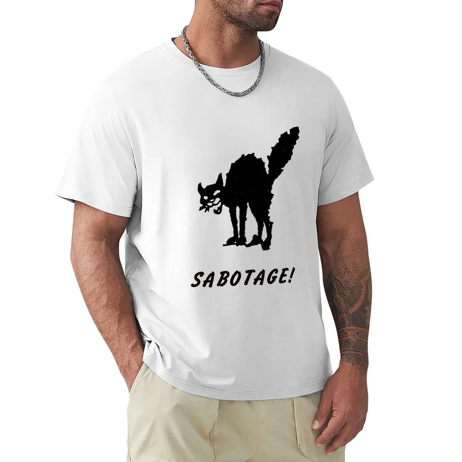 SABOTAGE! T-Shirt vintage new edition summer clothes mens graphic t-shirts funny