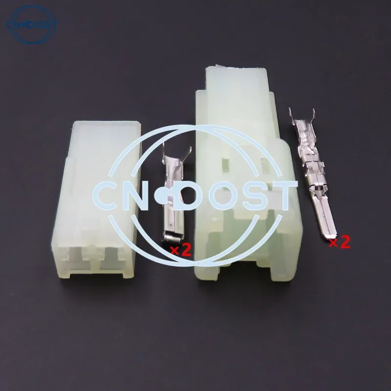 1 Set 2 Way AC Assembly Electronic Car Socket Automotive Household Connector Crimp Terminal Plug