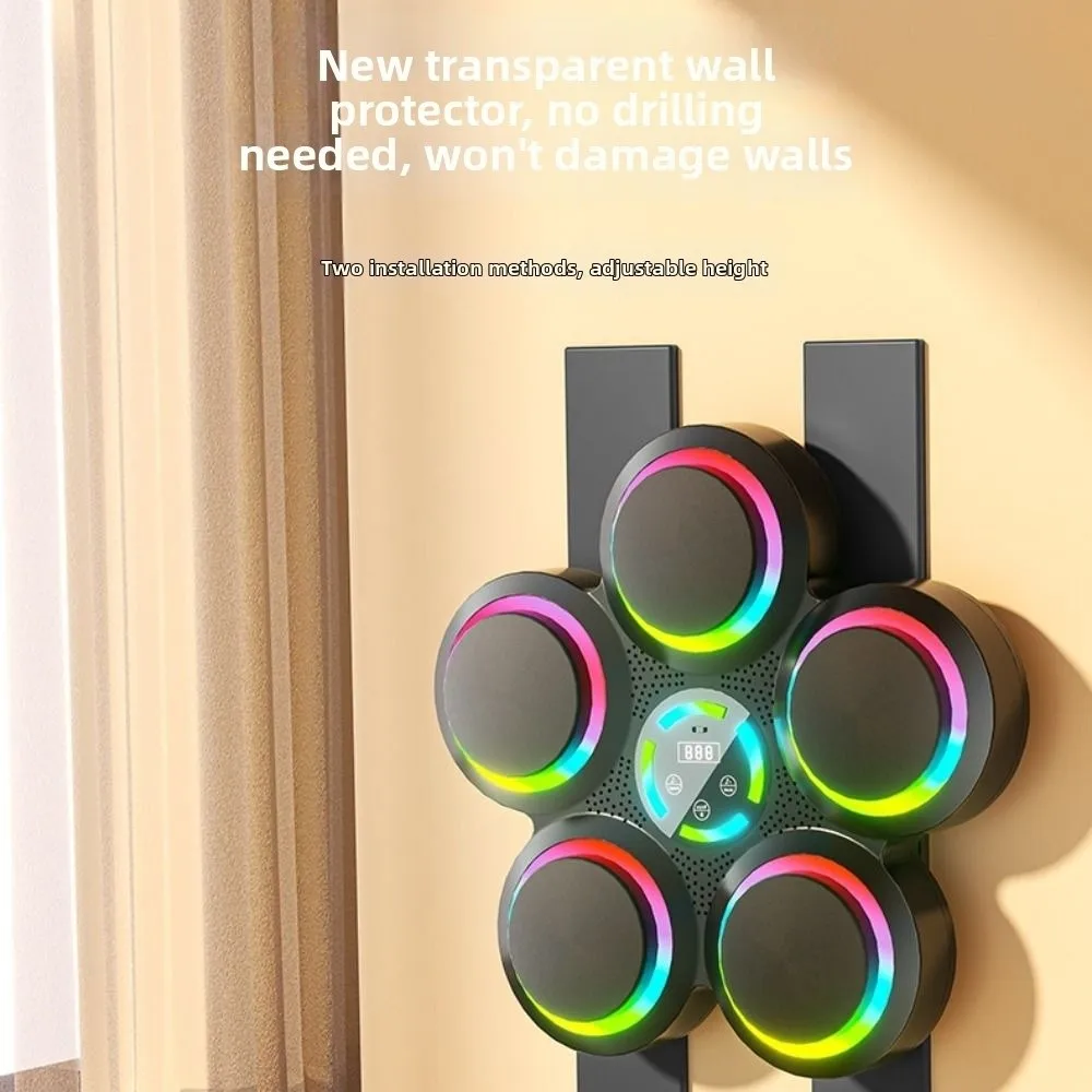 macchina-da-boxe-intelligente-con-connessione-bluetooth-montaggio-a-parete-9-livelli-di-regolazione-della-velocita-allenatore-elettronico-da-boxe-con-luci-led