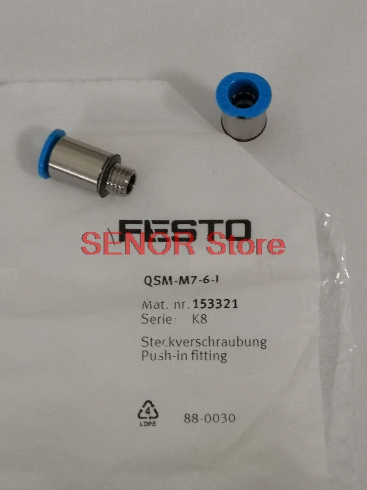 

Brand new and original quick-plug threaded joint QSM-M7-6-I (153321)