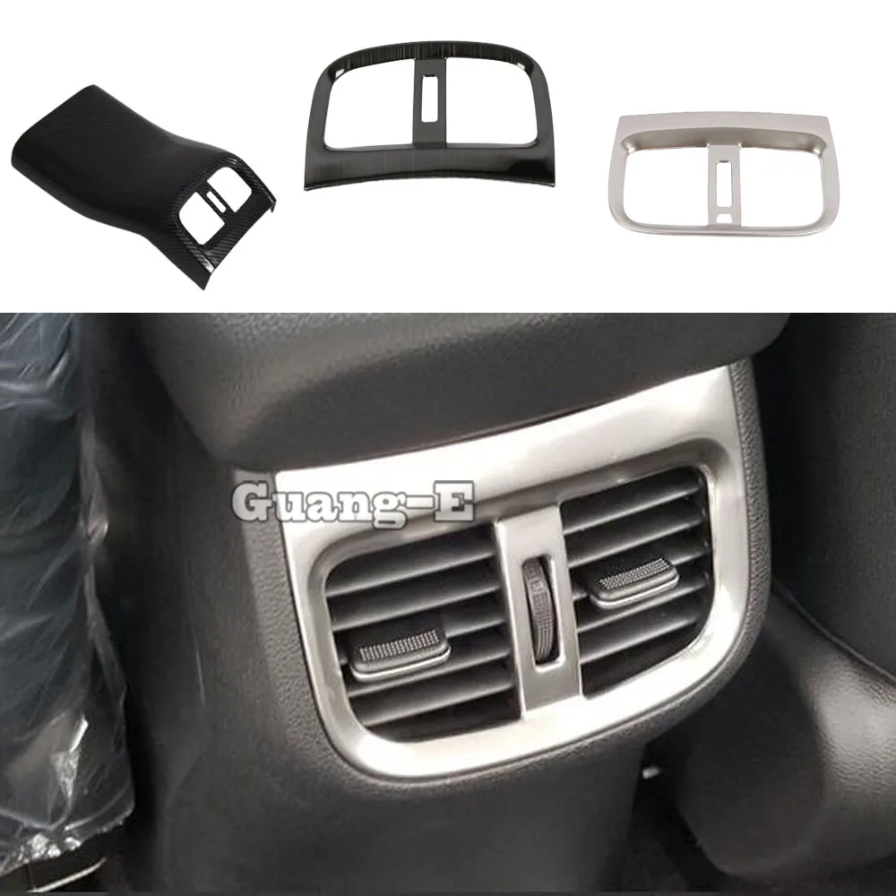 For Kia K3 Forte Cerato 2019 2020 2021 2022 Garnish Trim ABS Plastic/Steel Rear Back Tail Air Conditioning Outlet Vent Lamp 1Pcs