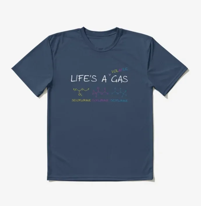 Life is a Volatile Gas T-Shirt O-Neck Summer Short Sleeve Casual Mens T-shirt Size S-3XL