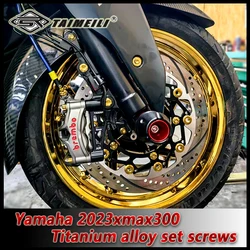 TAIMEILITitanium alloy motorcycle set bolt suitable for xmax300 motorcycle modification screw repair and replacement screw No.2