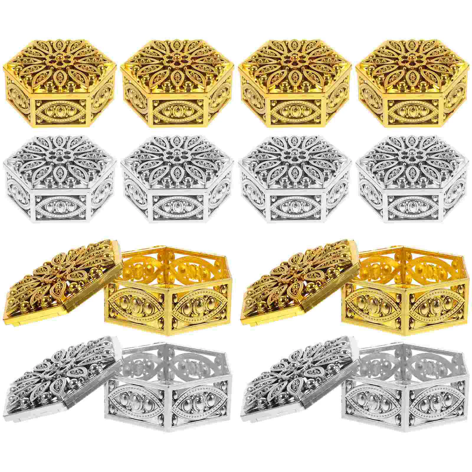 24 Pcs Wedding Decorations Ceremony Candy Box Cookie Boxes Snack Birthday Goody Storage Bride