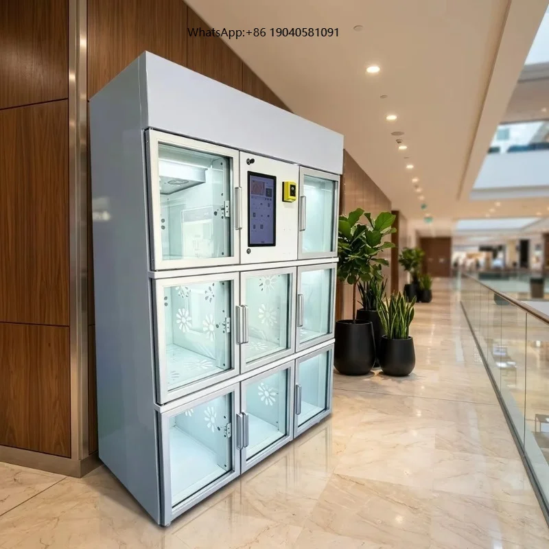 Commercial Intelligent Flower Vending Machine Touch Screen Credit Card Payment Flower Vending Machine
