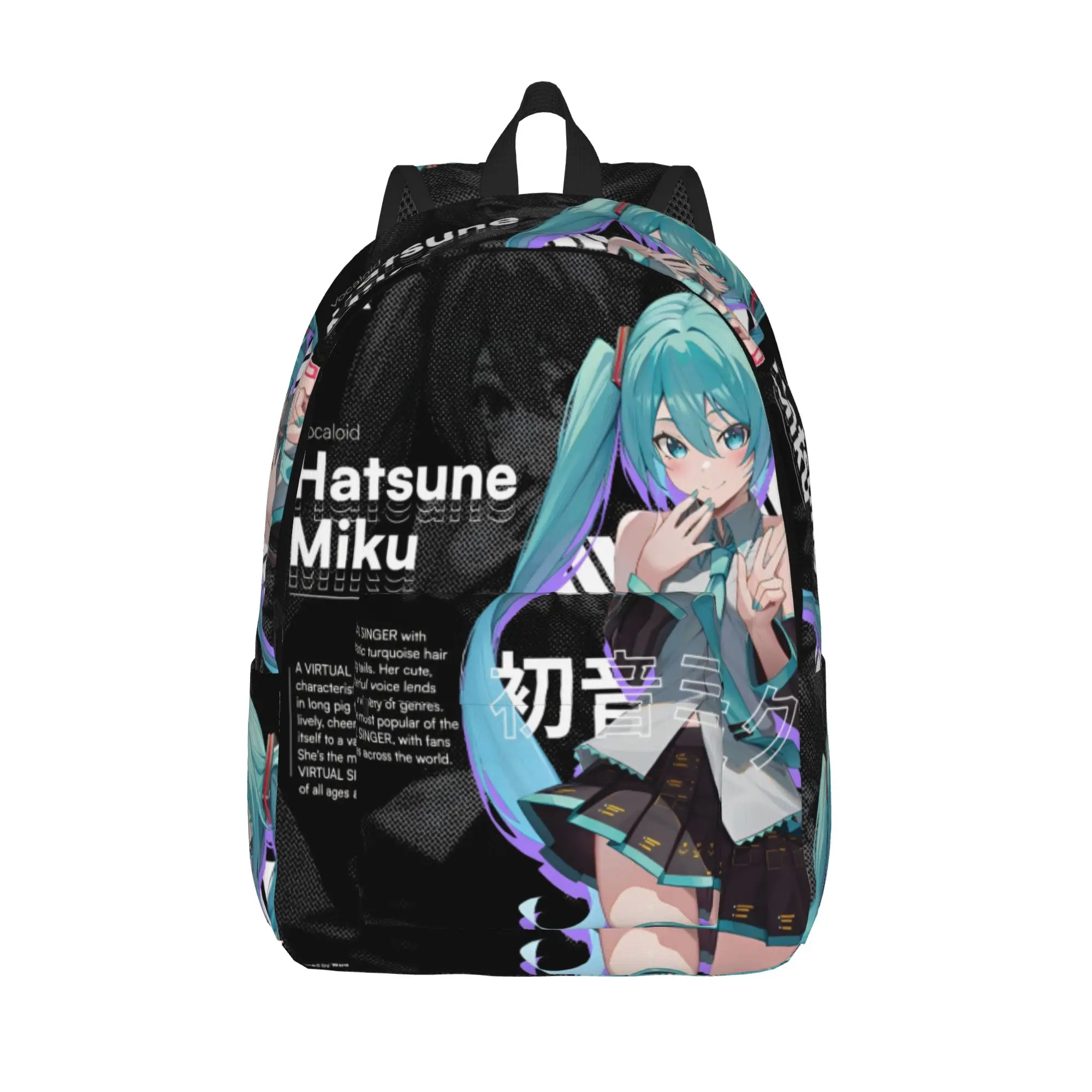 

Hatsune Miku singer music anime Classical Backpack Gift Student Business Daypack for Men Women Laptop Shoulder Bag