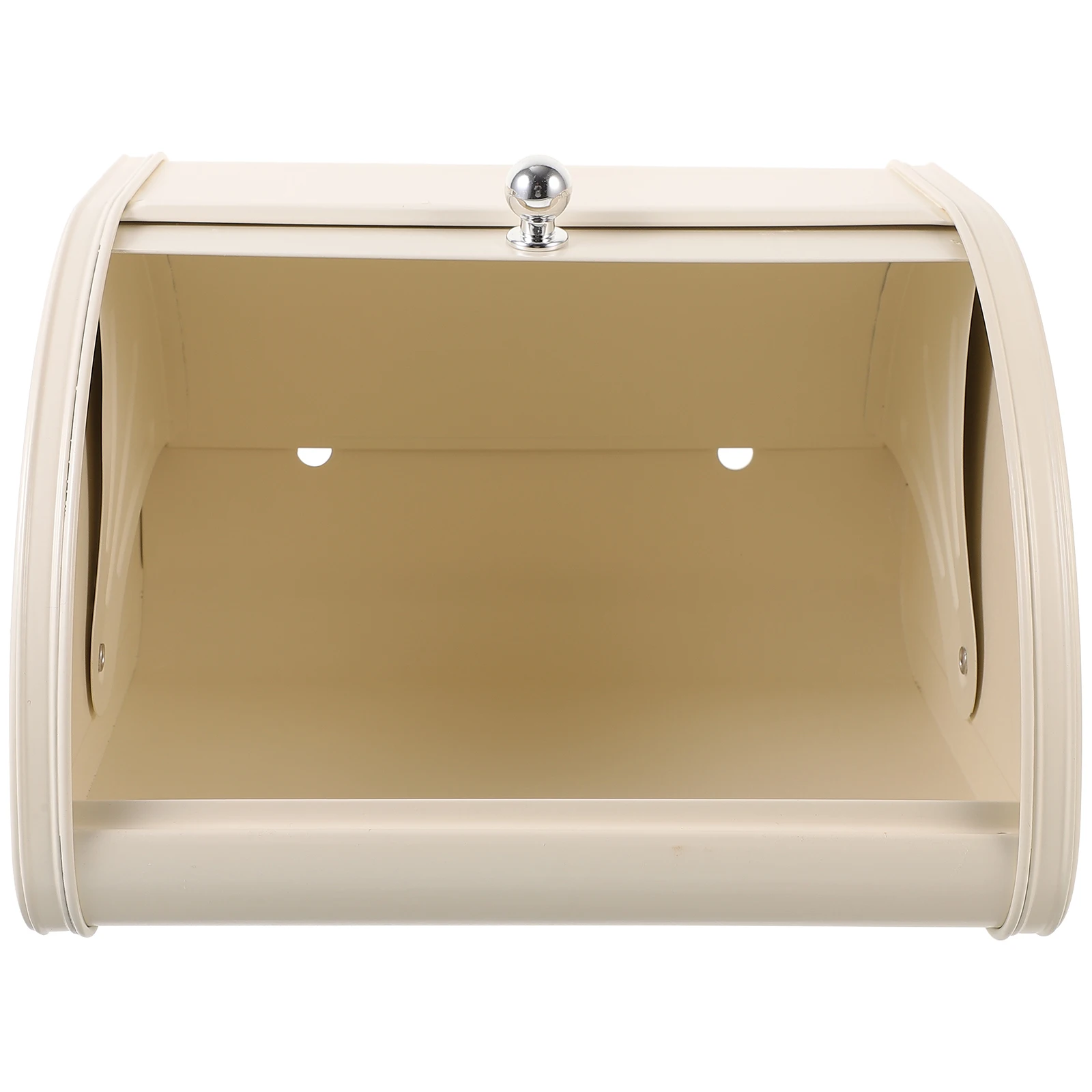 

1pc Box Metal Bread Containers Metal Carbon Steel Countertop Bread Bin For Kitchen Bakery Snack Storage Organizer Container