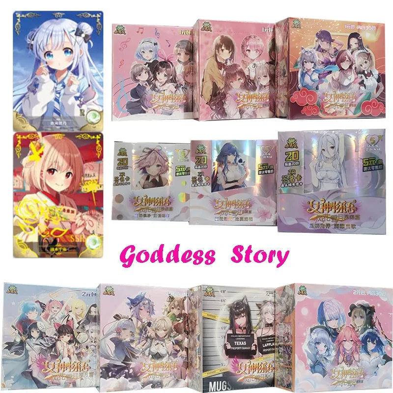 

1M/2M Goddess Story Collection Card Girl Party Swimsuit Bikini Feast Booster Box Doujin Toys And Hobbies Gift For Kids