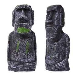 1Pcs Resin Aquarium Decoration Fish Tank Ancient Antique Roman Statue Ornament Acuario Rocks for Aquarium Fish Decor Reptile Box