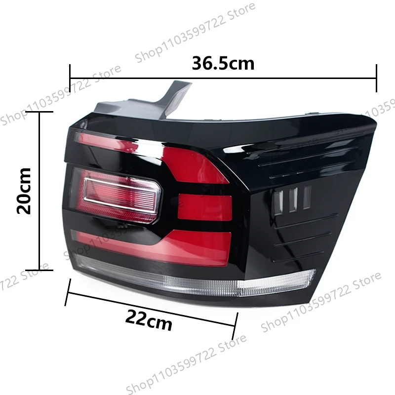 For Volkswagen VW TACQUA/T-Cross 2020 2021 LED Rear Taillights Brake Light Steering Flashing Light Reverse Light Driving Light