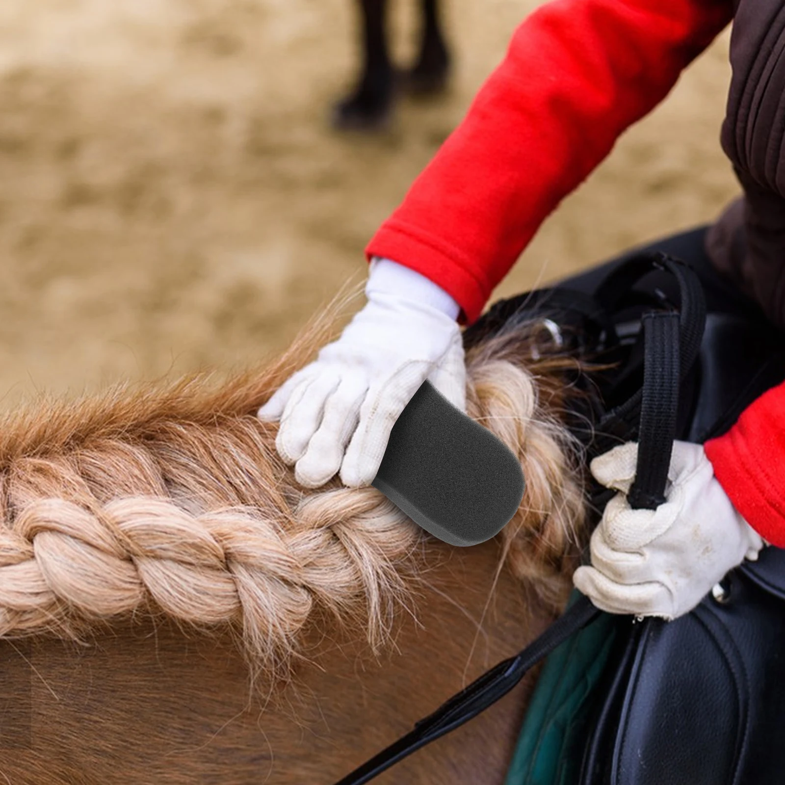 

5pcs Horse Grooming Sponges Soft Cleaning Tools for Washing Bathing Removing Dirt Sweat Marks Large Sponges Portable Gifts
