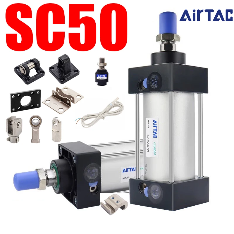 airtac-sc50-standard-air-cylinder-ca-cb-fa-lb-mounting-bracket-rod-eye-floating-joint-i-y-pneumatic-connector-accessories