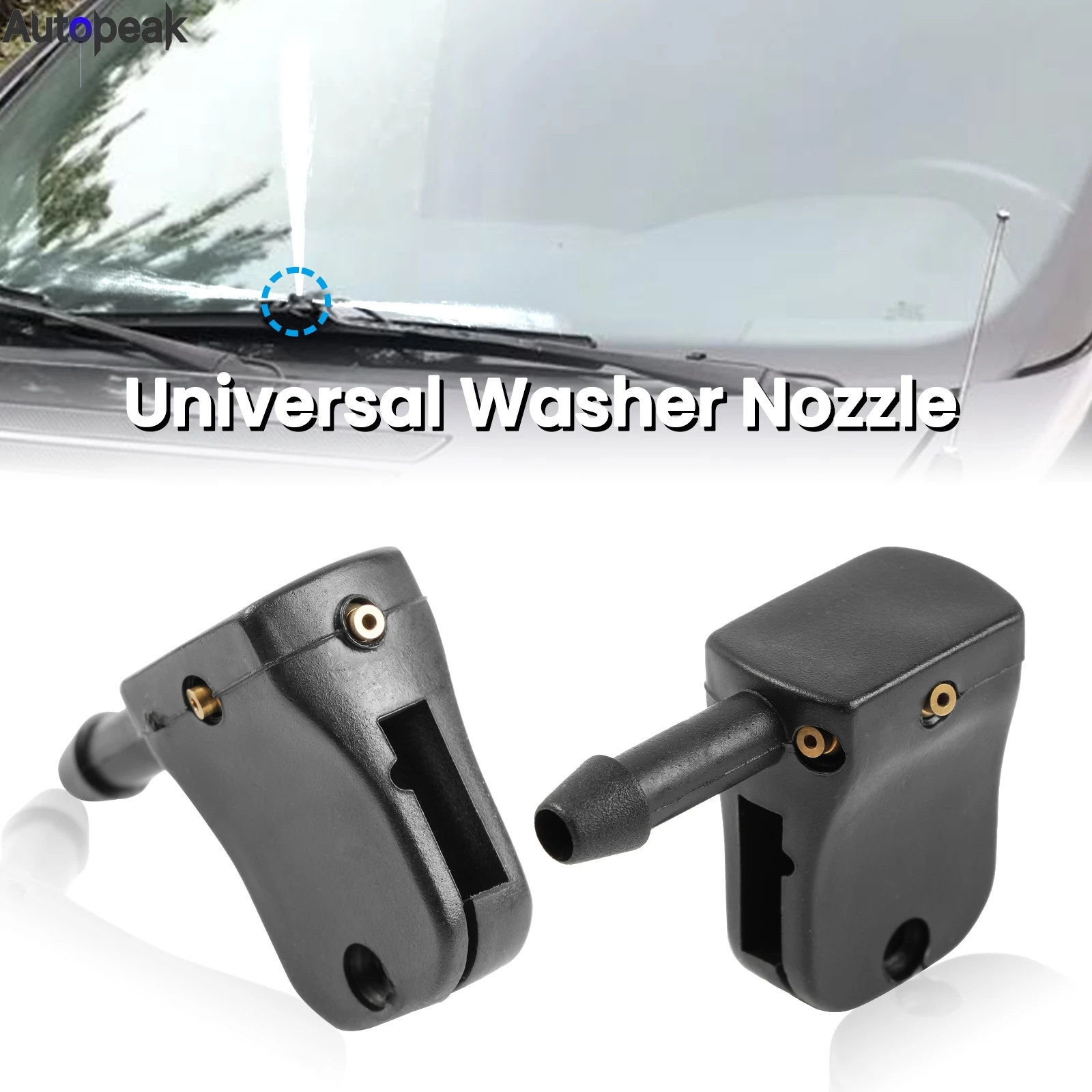 

Universal Front Windscreen Wiper Washer Spray Jet Nozzle Mounted 9mm 12mm Arm For Mercedes-Benz Vito Sprinter LT Crafter W638