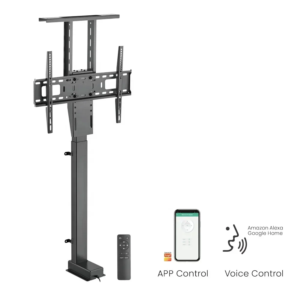 LUMI Home Office Voice Application Remote Control Automatic Lifting and Adjustable Height Large Electric TV Lifting Mechanism