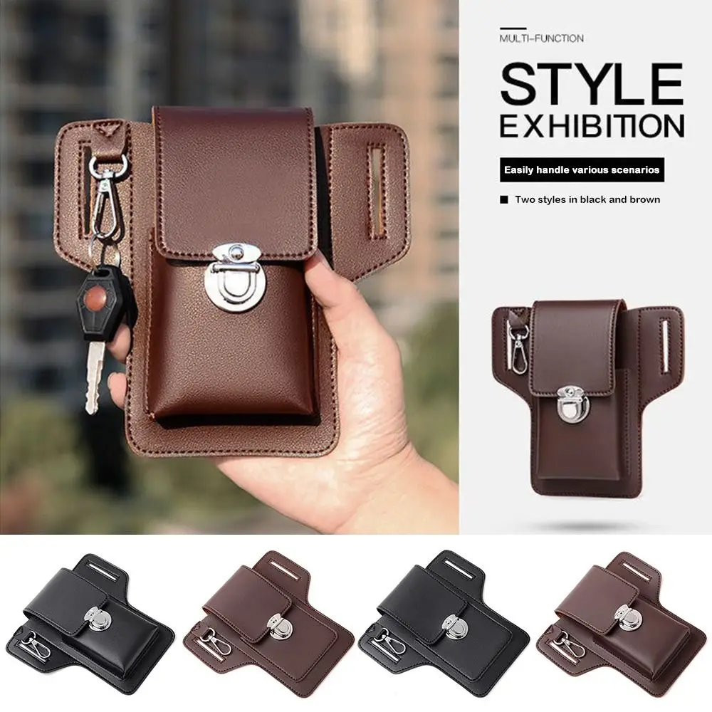 

Новая многофункциональная поясная сумка, портативная сумка для карт из искусственной кожи, дорожная повседневная сумка для телефона, винтажная кожаная сумка, спортивная сумка для активного отдыха