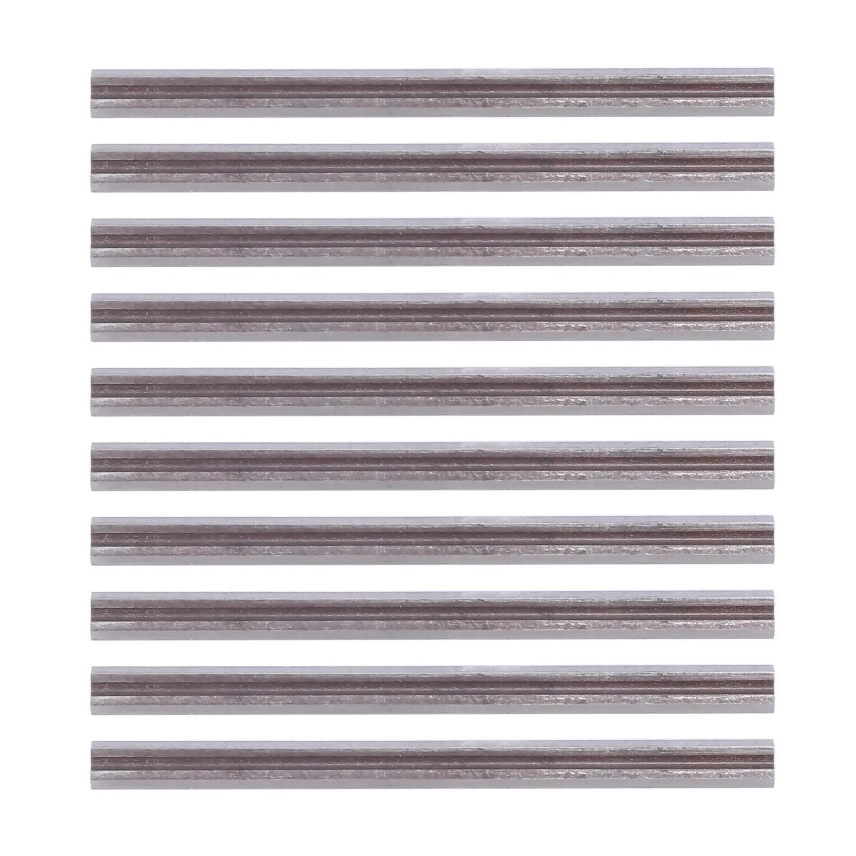 

Новые 30 шт. двусторонних лезвий для рубанков из быстрорежущей стали 82 мм x 5,5 мм для резки мягкой и твердой древесины, фанеры, для электроинструментов