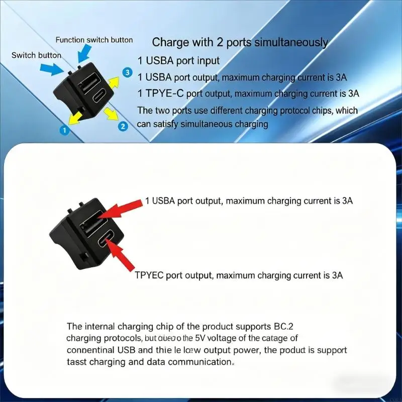 CORA Simple USB LED manager With Single Button Control And Variable Brightness For Home Enhancement