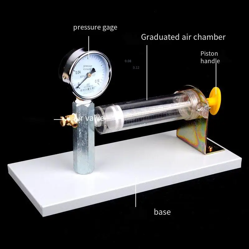 Boyle\'s Law Demonstrator Volume and Pressure Experiment Demo Props Mariotte\'s Law Demonstrator Physics Teaching Instrument