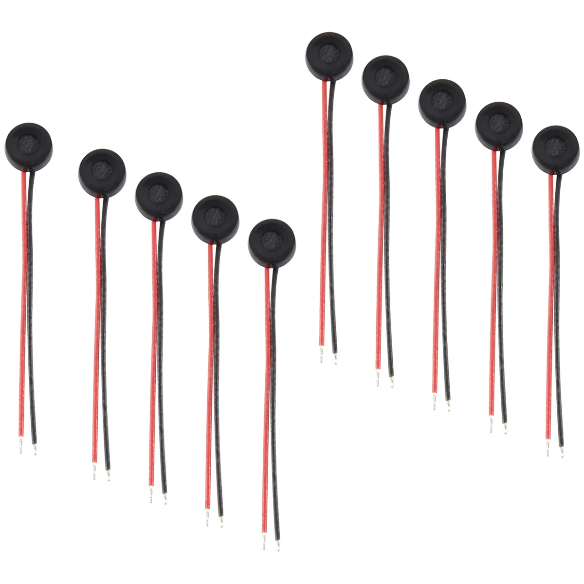 10pcs microfone condensador de eletreto 4mm x 2mm para telefone PC MP3 MP4