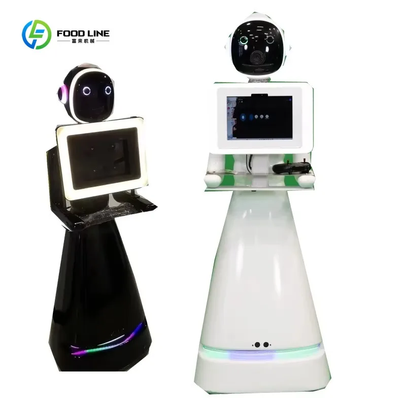 Smart Roaming Photo Booth Robot 360 Automatic Rotation with Photo Printing Function All in One IPad Selfie Station