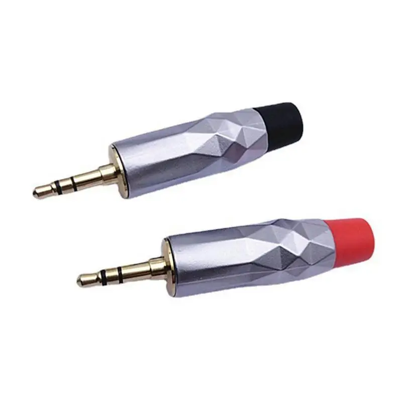 Стерео аудио разъемы 3,5 мм позолоченный разъем Разъем аудиокабеля Двухканальный аудиоразъем Стерео разъем для микрофона