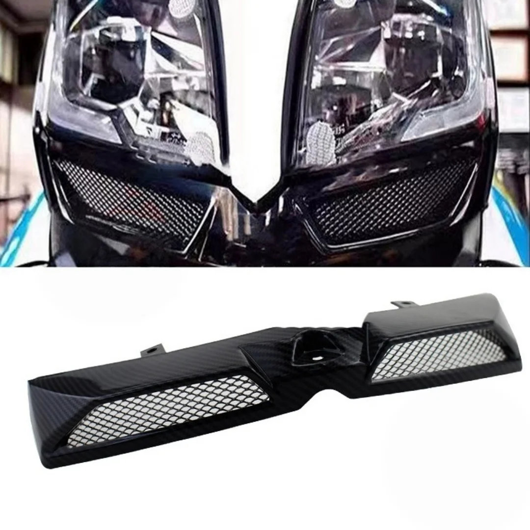 For Yamaha TMAX530, 15-16 model year, the accessories include fixed wing intake hood, chin diffuser cover, and beak design.