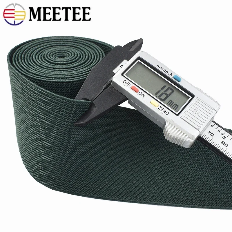 1/2Meters  60mm Soft Skin Elastic Bands Sewing Pants Shoes Rubber Band Bags Trousers Stretch Webbing Ribbon Bias Binding Tapes