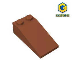 Gobricks GDS-775 ROOF TILE 2X4X1 18 compatible with lego 30363 children's toys Assembles Building Blocks Technical