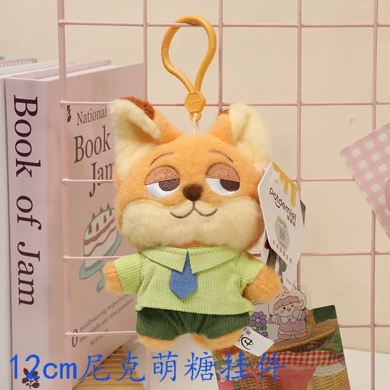 かわいいズートピアシリーズ ジュディ・ホップス ぬいぐるみキーホルダー ポットデミエル ディズニーアニメ ニック・ワイルド キーホルダー 漫画バッグチャーム 女の子の誕生日プレゼント