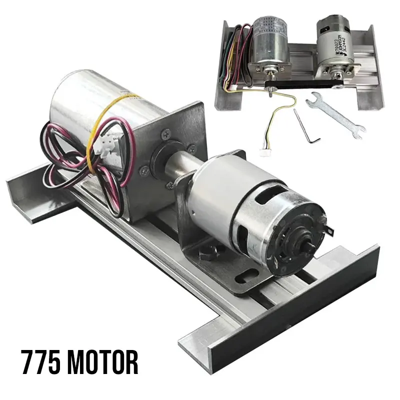 DIY 775 Drive Motor Generator High Voltage DC Motor Permanent Brushless Generator Set Double Bearing Mute 775 Motor