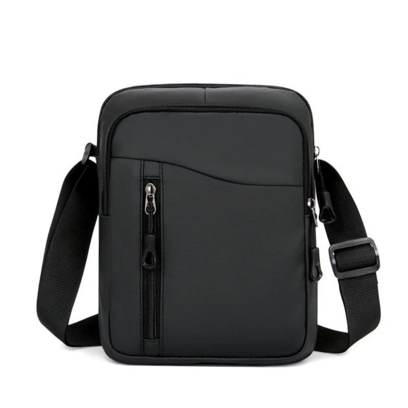 2024 New Men's Oxford Cloth Shoulder  Crossbody Casual Men's Backpack Small Bag Business Casual Office Travel Business Briefcase