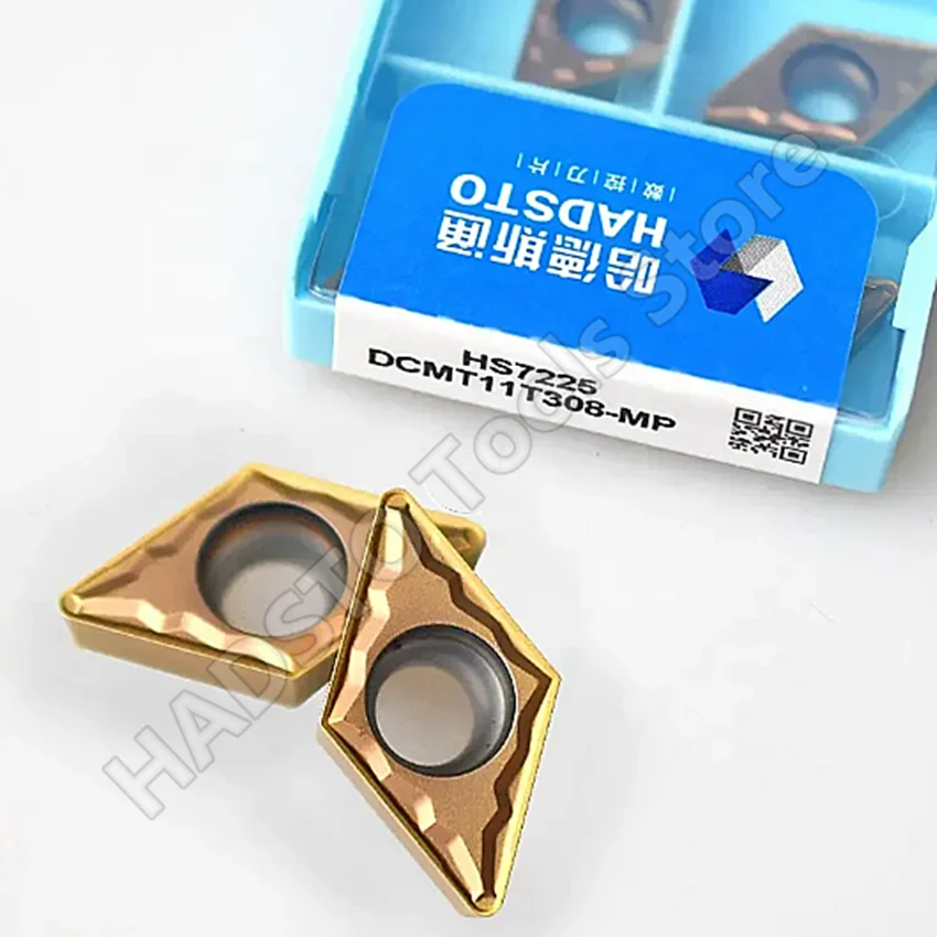 Inserções de Giro do Carboneto do Cnc Dcmt070204-mp Hs7225 Dcmt11t304-mp Hs7225 Dcmt11t308-mp Hs7225 Dcmt21.51 Dcmt32.51 Dcmt32.52 Hadsto