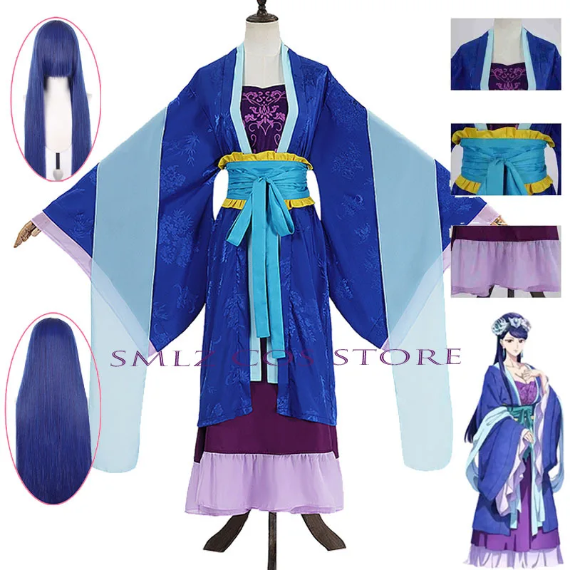 Lihua cosplay anime a boticário diários s2 raifa li hua fei cosplay traje mulher hanfu rpg trajes