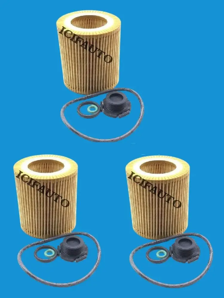 Icifauto 3 Piece Engine Oil Filter For Bmw F22 F23 F30 F31 F34 F32 F33 F36 F10 X1 Z4 Oe#