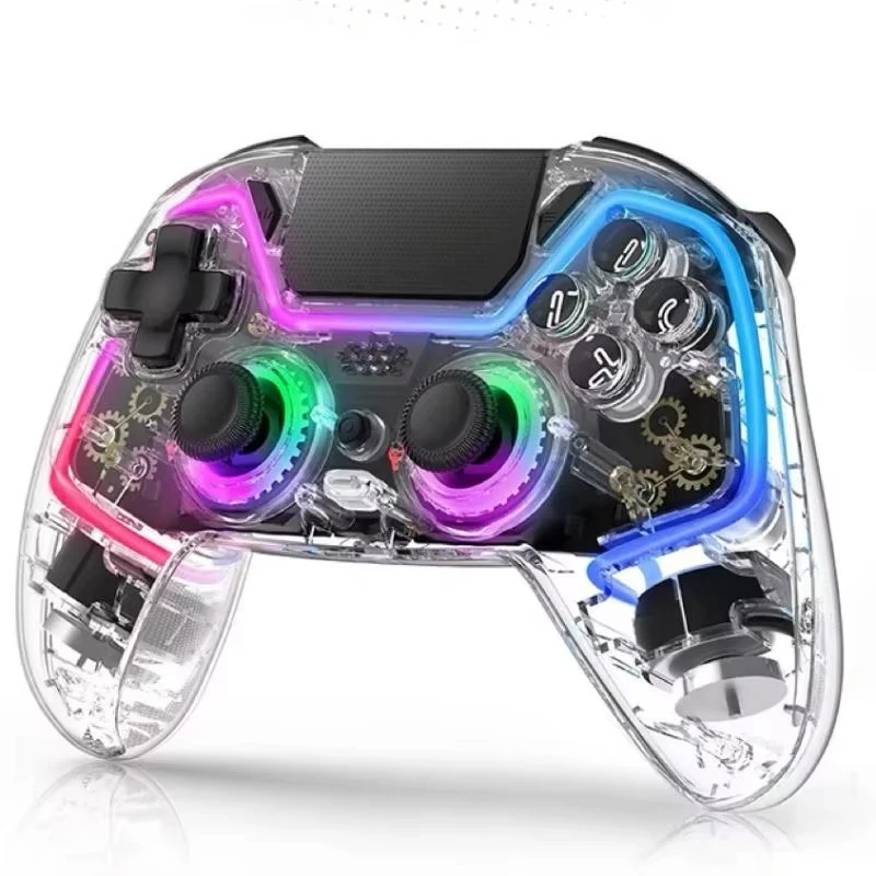 Wireless Controller Compatible with PS4/Switch/PC/Android/IOS Hall Effect Joystick & Trigger With Touch Pad