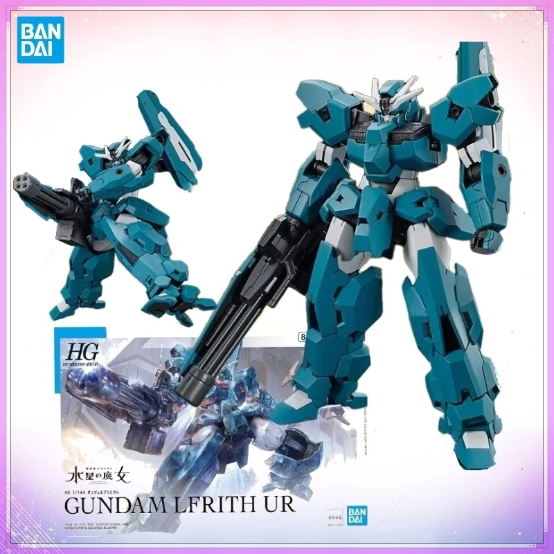 Bandai Genuine GUNDAM LFRITH UR HG The Witch From Mercury Anime Actimbon Figure Robot Periphery Assely Model Kit Toys Ornaments