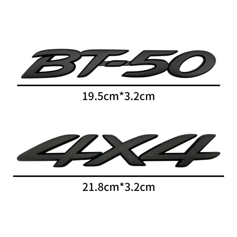 3D ABS Plastic Car Styling Rear Trunk Emblem Door Tailgate Sticker Decor For Mazda BT50 BT-50 4x4 Logo Auto Accessories