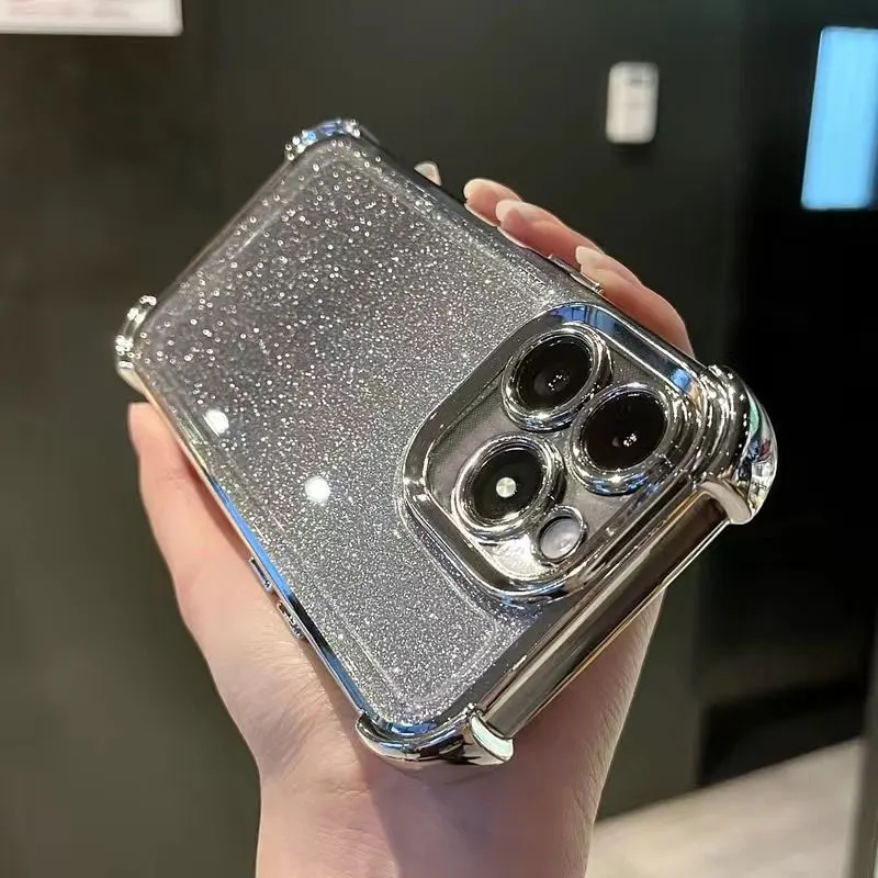 Custodia antiurto Bling per Realme C63 C61 C53 C51 Note50 60 60x Cover glitterata per OPPO A60 A95 A94 A79 A3 x RealmeC63 Custodie morbide